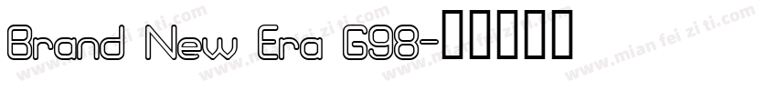 Brand New Era G98字体转换